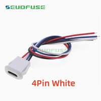 4-Pin-USB-Typ-C-Anschluss Buchse Mit Kartenverschluss 3A Hochstrom-Ladebuchse USB-C-Ladeanschluss