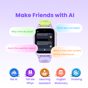 <span class=keywords><strong>Montre</strong></span> connectée pour enfants Lagenio avec assistant vocal IA, carte SIM 4G, appel vidéo, GPS, WIFI, localisation, étanche IP68, SOS, AMOLED, CE - Product Image 6
