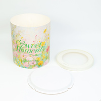 Boîte à gâteau personnalisée légère en carton rigide avec impression de logo sur mesure, montage facile pour les boulangeries
