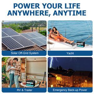 Batterie lithium-ion prismatique LiFePO4 LH-UIB-M12150 6000 cycles pour stockage d'énergie solaire, camping-car, marine, 12V 200AH avec fonctionnalités intelligentes intégrées - Product Image 3