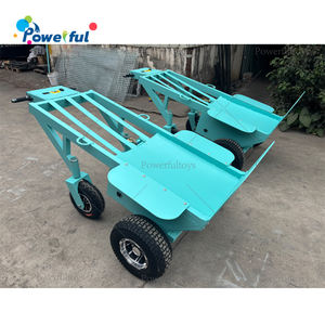 Chariot à main électrique à 4 roues robuste avec treuil pour soulever des châteaux gonflables - Product Image 5
