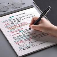 Simple rétro A4 épaissi espace ligne horizontale cahier couverture rigide apprentissage esprit carte grille bloc-notes pour étudiant journal brouillon livre