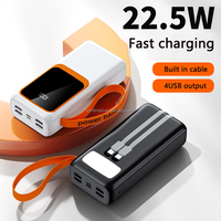 NUEVO Power Bank Portátil de Alta Capacidad QC3.0 50000 mAh 2025, Cargador Móvil de 20000 y 30000 mAh con Carga Súper Rápida