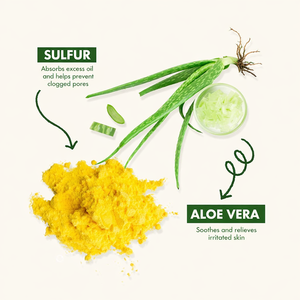 Nuovo Sapone da Bagno Senza Parabeni, Senza Test su Animali, con Zolfo e Aloe Vera per Pelle Grassa - Product Image 5