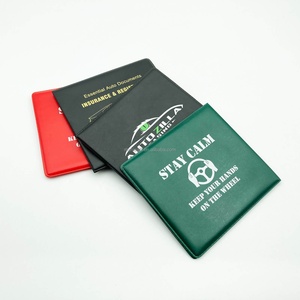 Portadocumentos de registro de <span class=keywords><strong>coche</strong></span> de plástico personalizado carpeta de archivos de licencia de vehículo organizador de documentos de <span class=keywords><strong>coche</strong></span> plegable - Product Image 5