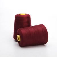 Vente en gros usine teinture 120 grammes 100% fil à coudre en polyester filé 40/2 5000 mètres