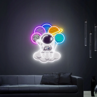 Enseigne néon LED d'art moderne, néon personnalisé pour décoration murale, style sculpture créative, pour maison, bar, boutique, vitrine