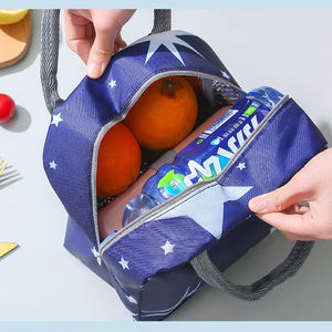 Sac à déjeuner isotherme très vendu, tissu Oxford imperméable, sac à bento portable à main pour étudiants, sacs de pique-nique portables pour l'extérieur - Product Image 4