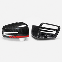 Coques de rétroviseurs latéraux en fibre de carbone sergé brillant personnalisées OEM avec ouvertures intégrées pour garnitures – Coques de rétroviseurs automobiles