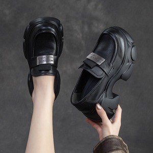 Nuevos zapatos Mary Jane Leffo, zapatos cortos de mujer para aumentar la altura, zapatos elegantes para mujer - Product Image 4