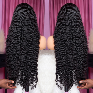 Peluca de Cabello Humano Natural Rizado Birmano de 30 Pulgadas, Frontal de Encaje HD Completo 13x6 Sin Pegamento, Peluca 12A para Mujeres Negras, Venta al Por Mayor - Product Image 2