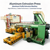 Presse d'extrusion d'aluminium 1250T à changement rapide de moule, pour billets de 5 pouces, pour profilés électriques de barres omnibus, destinée aux clients du Moyen-Orient
