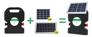 बिजली शेफर्ड 0.3J सौर घरेलू जानवरों के लिए बिजली की बाड़ जोशीला - Product Image 4
