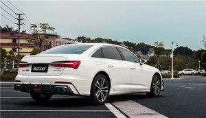 ชุดแต่งคาร์บอนไฟเบอร์สำหรับ Audi A6L ชุดอัพเกรดลิ้นกันชนหน้า สปอยเลอร์คาร์บอนไฟเบอร์ กันชนรถยนต์ - Product Image 3