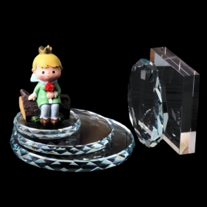 Vòng Ren Kim cương mặt thủ công hiển thị Khay cho linh vật phụ kiện với Tinh thể thủy tinh Cơ Sở-trang trí Prop - Product Image 6