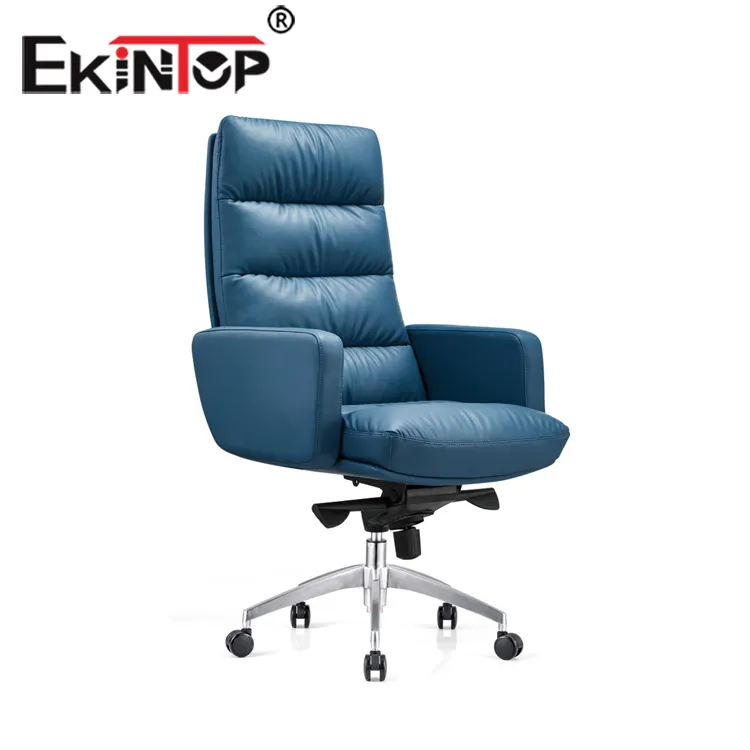 Specification of swivel rocker recliner chrome black leather office chair