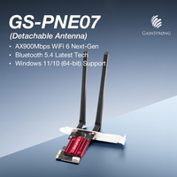Tarjeta WLAN AX900 PCI-E Openwrt OEM ODM Wifi6 Pcie Ax900 Adaptador Inalámbrico para Antena Dual Ble5.4 Redes de Alto Rendimiento
