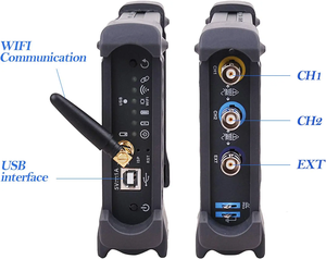 Hantek Idso1070a Pc Usb Draagbare Oscilloscoop Wifi Digitale Opslag 2 Kanalen 70Mhz 250msa/S Oscilloscoop - Product Image 4