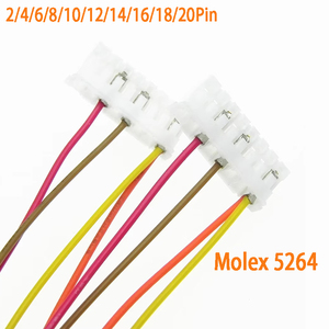 Made in China Molex 5264 2/3/4/5/6/7/8/9/10-pins 2,5 mm pitch connector bedradingssysteem kabelassemblage voor LCD-panelen & drones - Product Image 1
