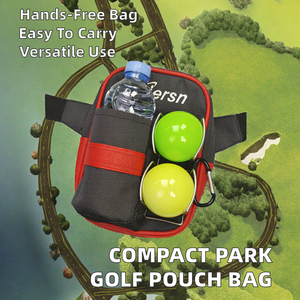Bolsa de Golf de Parque, Cierre de Cremallera de Nailon, Diseño Compacto y Portátil, Manos Libres, Disponible en Varios Colores, Necesidades de Almacenamiento para Golfistas - Product Image 2