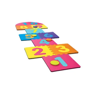 NEW Design Children's Play Mat Educational Toy 2000 Sets Hopscotch Game PLAY Mat Foam HOP Scotch 35-45 Days Colour Box 101001 3+