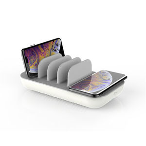 Escritorio Universal 5 puertos teléfonos móviles Multi dispositivo <span class=keywords><strong>cargador</strong></span> multifuncional Usb estación de carga inalámbrica para tableta teléfono celular - Product Image 6