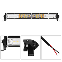Barre lumineuse LED DXZ BAR-D2 ultra-mince 60W 7-50 pouces 12/24V pour camion 4x4, VTT, SUV, voiture, mise à niveau et rénovation