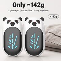 Chauffe-mains électrique USB 6000mAh, autonomie 20H, 3 niveaux de chaleur, chauffe en 0,5S, pour extérieur, 2-en-1, fixation coulissante rapide, 142g, paire