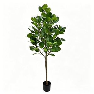 Artificial Money Tree Potted <b>Plants</b> for Ndoor Home Hotel Deco - Product Image 1