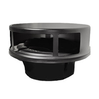 Évent en acier inoxydable de 4 pouces résistant au vent et à la pluie pour les systèmes de ventilation et d'échappement de climatisation