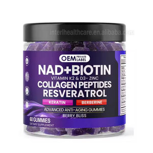 Gli integratori di Ausreson NAD biotina berberina contengono Nicotinamide Riboside Care vitamine di supporto NAD Gummies - Product Image 1