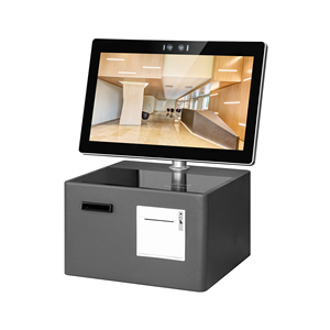 Kiosque de libre-service pour hôtel, 15,6 pouces, à poser sur comptoir, distributeur de cartes-clés de chambre, terminal de paiement de réception, OEM - Product Image 2