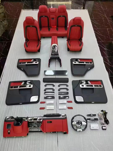 2025 G Wagon W463 à W464 Kit de mise à niveau intérieur en cuir tableau de bord écran LCD housse de siège de volant pour G Class G Wagon W463 - Product Image 3