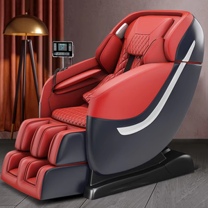 Sillón de masaje inteligente de cuero moderno, shiatsu, cuerpo completo, gravedad cero, vía doble SL, función musical - Product Image 5