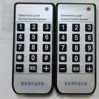 Télécommande à code fixe Guangming DJ-G1 IR RF avec indicateur LED, en alliage d'aluminium, alimentation par pile bouton/énergie solaire, intelligente