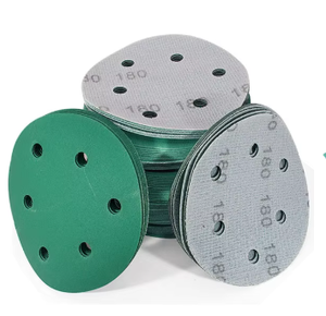 150mm PSA Grinding Electronic Product Metal Surface Sandpaper Disc Wet and Dry Green PET Film Abrasive Sanding Disc - Product Image 3