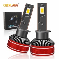 Phare LED Chenlang CLV21 pour voiture, faisceau haut/bas H1, 13000lm, H4, H11, 9006, LED Canbus, température de couleur 6000K, Prix