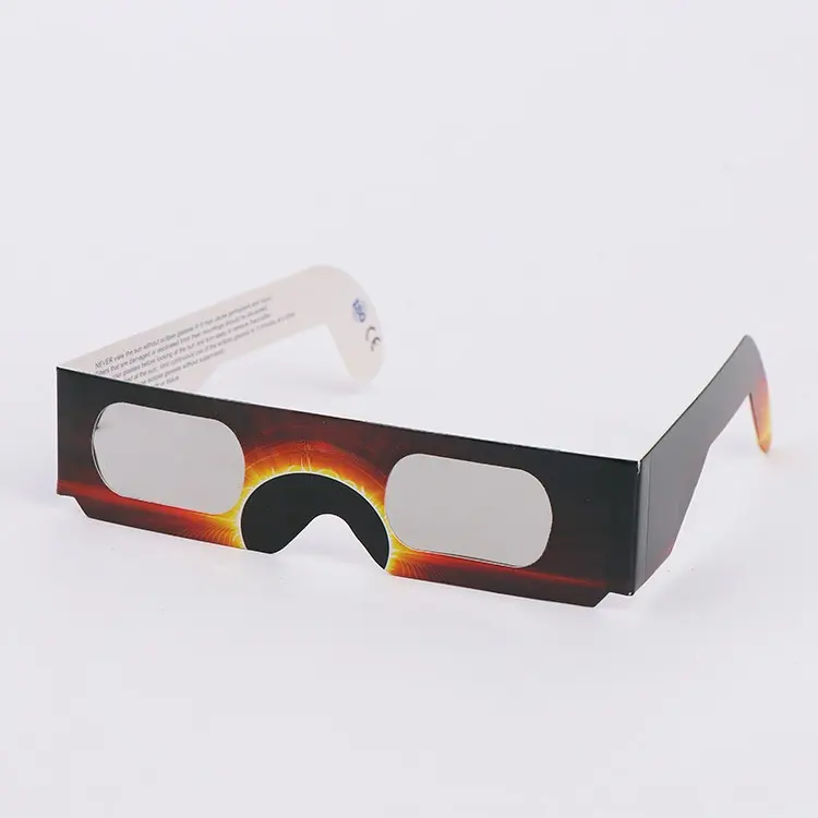 Очки для наблюдения за солнечным затмением, сертифицированные 2024 CE и ISO, безопасные солнцезащитные очки для наблюдения за солнечным затмением