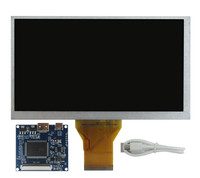Écran LCD personnalisé de 6,5 pouces AT065TN14, carte de contrôle du pilote d'affichage, mini HD-compatible pour DIY Lattepanda, Raspberry Pi, moniteur PC