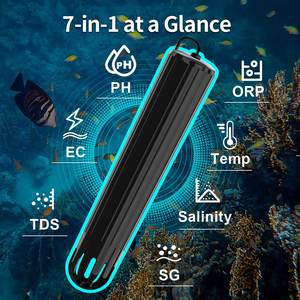 Monitor Digitale WiFi 7 in 1 per Acquario con Misuratore di Cloro SG, ORP, PH, EC, TEMP, TDS, Supporto OEM e ODM - Product Image 2