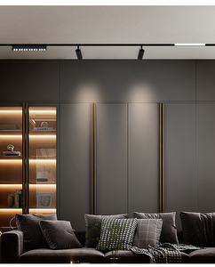 Éclairage intérieur <span class=keywords><strong>Rail</strong></span> d'éclairage sur <span class=keywords><strong>rail</strong></span> réglable intégré au plafond Barre d'éclairage magnétique sur <span class=keywords><strong>rail</strong></span> à led Cob - Product Image 6
