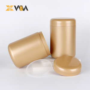 Golden HDPE Powder Canister 420-1000ml Opaque Matte 100mm Wide Mouth for Protein Powder &amp; Milk Formula Storage - Product Image 6