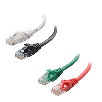Kabel Ethernet Komunikasi Fleksibel Terlilit UTP CAT7 550MHz RJ45 Kecepatan Tinggi Hition Model 052 untuk Peralatan Rumah Tangga