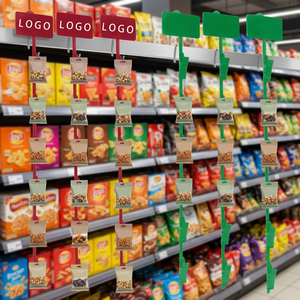 ที่ยึดป้ายราคาแบบติดเองสำหรับการอัปเกรดชั้นวางสินค้าปลีกอย่างรวดเร็ว - Product Image 1