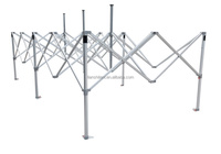 Tente Pop-Up Personnalisée 10x20 avec Demi-Murs, Imperméable, Anti-UV, Ignifuge, Toutes Saisons, pour Publicité Extérieure, Expositions et Salons Commerciaux