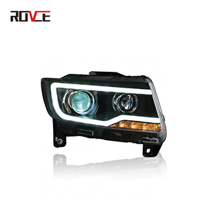 Montaje de faros delanteros para <span class=keywords><strong>Jeep</strong></span> <span class=keywords><strong>Compass</strong></span> 2011-2016 modificación LED faro delantero Plug and Play lámpara delantera DRL - Product Image 2