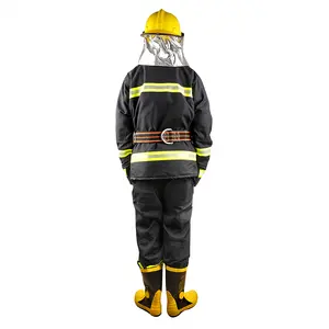 फायरफाइटिंग सूट फैक्टरी प्रत्यक्ष आपूर्ति फायरमैन के लिए अग्निशमन बचाव कपड़े की आग बुझाने वाले कपड़े की आग आग बुझाने वाले कपड़े