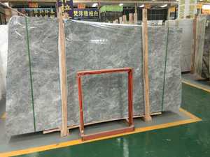 Dalle de marbre gris cendré Hermess de marque privée pour cuisine étage supérieur panneau mural sans fin escalier étape carrelage - Product Image 6