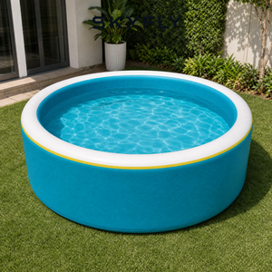 <span class=keywords><strong>Piscine</strong></span> gonflable ronde de 6,6 pieds de diamètre et 4 pieds de profondeur pour adultes, <span class=keywords><strong>piscine</strong></span> extérieure - Product Image 3