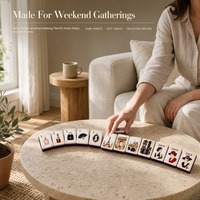 Tuiles de Mahjong Thème Français en Gros, Tuiles de Mahjong Américaines Premium pour les Boutiques de Souvenirs et les Acheteurs de Cadeaux